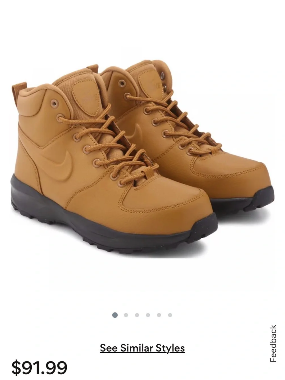 Nike Manoa Wheat Sneaker Boot